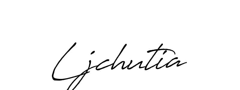You should practise on your own different ways (Antro_Vectra_Bolder) to write your name (Ljchutia) in signature. don't let someone else do it for you. Ljchutia signature style 7 images and pictures png