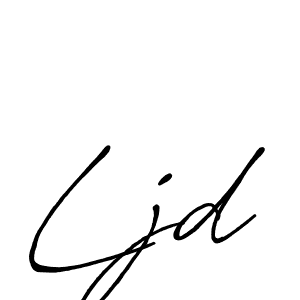 Design your own signature with our free online signature maker. With this signature software, you can create a handwritten (Antro_Vectra_Bolder) signature for name Ljd. Ljd signature style 7 images and pictures png