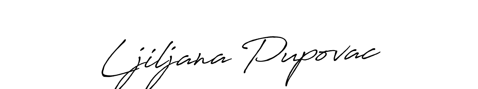 Similarly Antro_Vectra_Bolder is the best handwritten signature design. Signature creator online .You can use it as an online autograph creator for name Ljiljana Pupovac. Ljiljana Pupovac signature style 7 images and pictures png