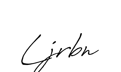 How to make Ljrbn name signature. Use Antro_Vectra_Bolder style for creating short signs online. This is the latest handwritten sign. Ljrbn signature style 7 images and pictures png