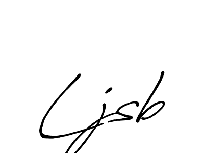 Make a beautiful signature design for name Ljsb. With this signature (Antro_Vectra_Bolder) style, you can create a handwritten signature for free. Ljsb signature style 7 images and pictures png
