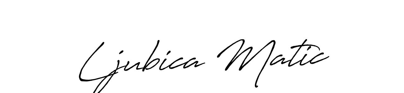 if you are searching for the best signature style for your name Ljubica Matic. so please give up your signature search. here we have designed multiple signature styles  using Antro_Vectra_Bolder. Ljubica Matic signature style 7 images and pictures png