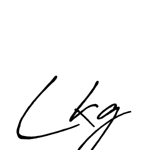 You should practise on your own different ways (Antro_Vectra_Bolder) to write your name (Lkg) in signature. don't let someone else do it for you. Lkg signature style 7 images and pictures png