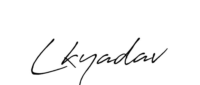 if you are searching for the best signature style for your name Lkyadav. so please give up your signature search. here we have designed multiple signature styles  using Antro_Vectra_Bolder. Lkyadav signature style 7 images and pictures png