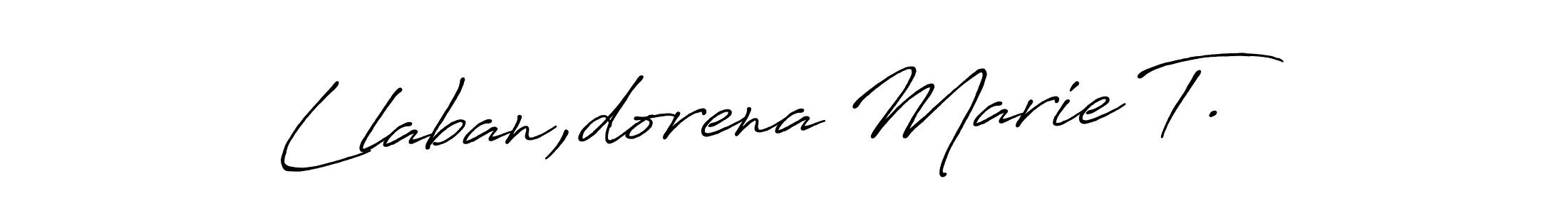 Also You can easily find your signature by using the search form. We will create Llaban,dorena Marie T. name handwritten signature images for you free of cost using Antro_Vectra_Bolder sign style. Llaban,dorena Marie T. signature style 7 images and pictures png