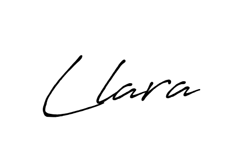 Llara stylish signature style. Best Handwritten Sign (Antro_Vectra_Bolder) for my name. Handwritten Signature Collection Ideas for my name Llara. Llara signature style 7 images and pictures png
