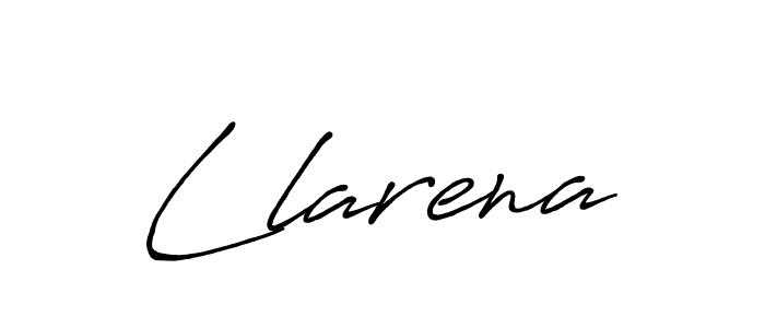 How to make Llarena signature? Antro_Vectra_Bolder is a professional autograph style. Create handwritten signature for Llarena name. Llarena signature style 7 images and pictures png