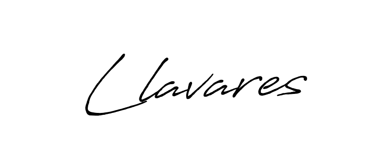 Make a beautiful signature design for name Llavares. With this signature (Antro_Vectra_Bolder) style, you can create a handwritten signature for free. Llavares signature style 7 images and pictures png