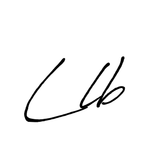 Create a beautiful signature design for name Llb. With this signature (Antro_Vectra_Bolder) fonts, you can make a handwritten signature for free. Llb signature style 7 images and pictures png