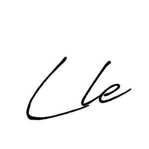 Also we have Lle name is the best signature style. Create professional handwritten signature collection using Antro_Vectra_Bolder autograph style. Lle signature style 7 images and pictures png