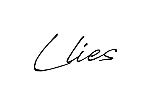 This is the best signature style for the Llies name. Also you like these signature font (Antro_Vectra_Bolder). Mix name signature. Llies signature style 7 images and pictures png