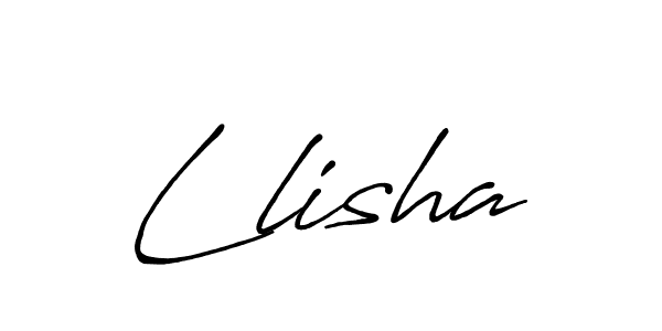 Antro_Vectra_Bolder is a professional signature style that is perfect for those who want to add a touch of class to their signature. It is also a great choice for those who want to make their signature more unique. Get Llisha name to fancy signature for free. Llisha signature style 7 images and pictures png