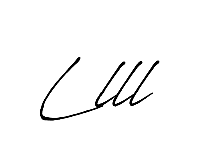 Create a beautiful signature design for name Llll. With this signature (Antro_Vectra_Bolder) fonts, you can make a handwritten signature for free. Llll signature style 7 images and pictures png