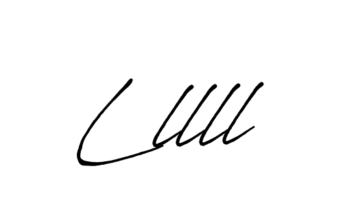 Design your own signature with our free online signature maker. With this signature software, you can create a handwritten (Antro_Vectra_Bolder) signature for name Lllll. Lllll signature style 7 images and pictures png