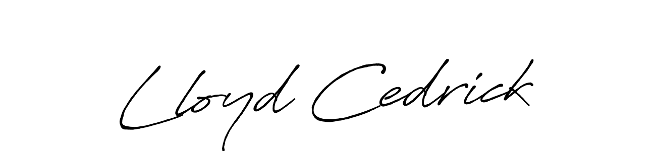 Use a signature maker to create a handwritten signature online. With this signature software, you can design (Antro_Vectra_Bolder) your own signature for name Lloyd Cedrick. Lloyd Cedrick signature style 7 images and pictures png