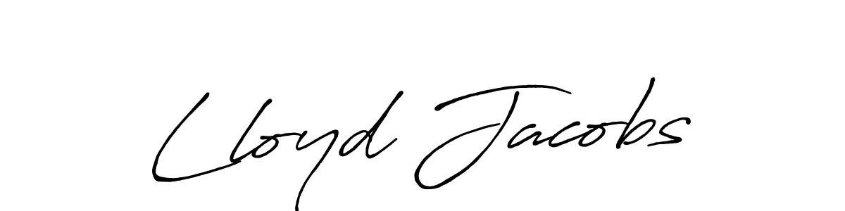 Design your own signature with our free online signature maker. With this signature software, you can create a handwritten (Antro_Vectra_Bolder) signature for name Lloyd Jacobs. Lloyd Jacobs signature style 7 images and pictures png