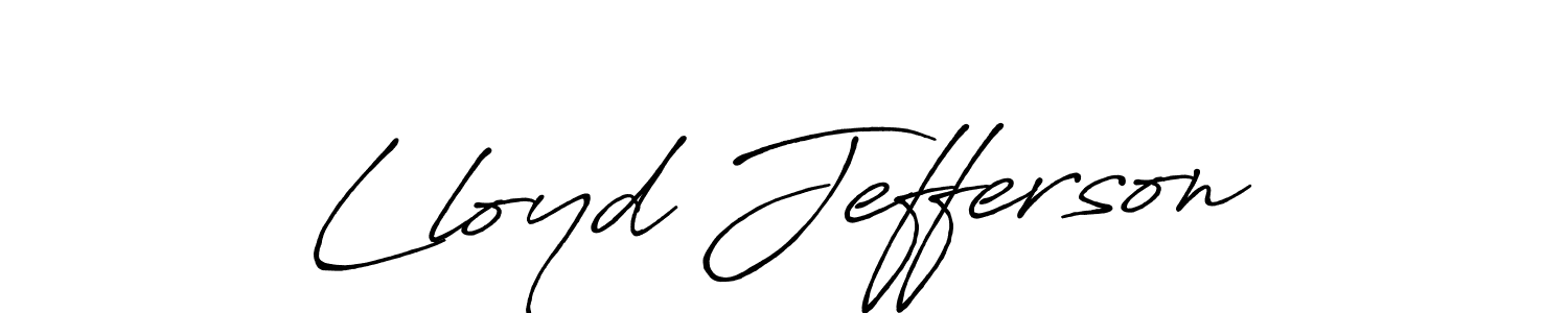 Design your own signature with our free online signature maker. With this signature software, you can create a handwritten (Antro_Vectra_Bolder) signature for name Lloyd Jefferson. Lloyd Jefferson signature style 7 images and pictures png