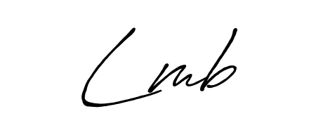 A modern signature idea for name Lmb using Antro_Vectra_Bolder font. Clean strokes and elegant curves make it stand out instantly. Lmb signature style 7 images and pictures png