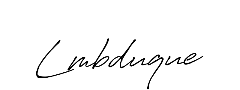 How to make Lmbduque signature? Antro_Vectra_Bolder is a professional autograph style. Create handwritten signature for Lmbduque name. Lmbduque signature style 7 images and pictures png