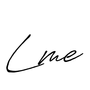 Lme stylish signature style. Best Handwritten Sign (Antro_Vectra_Bolder) for my name. Handwritten Signature Collection Ideas for my name Lme. Lme signature style 7 images and pictures png