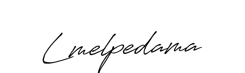 How to make Lmelpedama signature? Antro_Vectra_Bolder is a professional autograph style. Create handwritten signature for Lmelpedama name. Lmelpedama signature style 7 images and pictures png