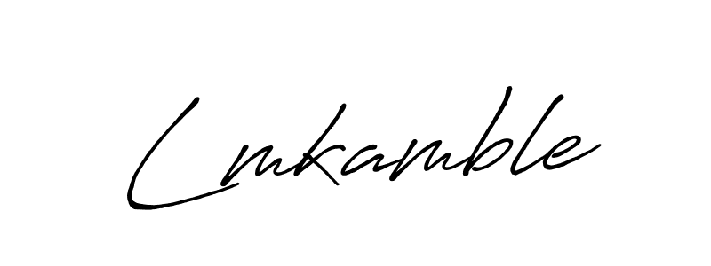 Design your own signature with our free online signature maker. With this signature software, you can create a handwritten (Antro_Vectra_Bolder) signature for name Lmkamble. Lmkamble signature style 7 images and pictures png