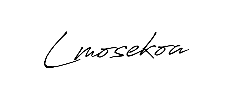 Also You can easily find your signature by using the search form. We will create Lmosekoa name handwritten signature images for you free of cost using Antro_Vectra_Bolder sign style. Lmosekoa signature style 7 images and pictures png