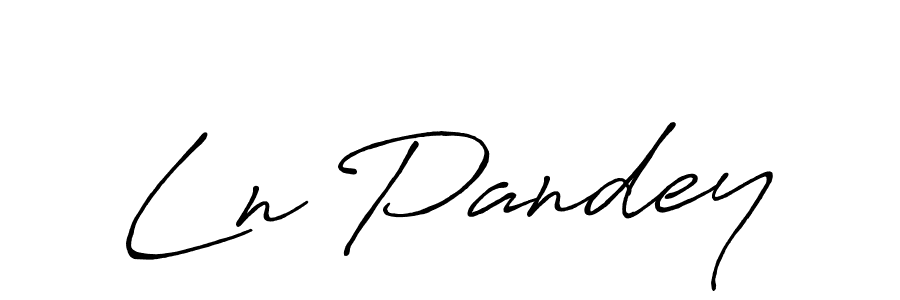 Similarly Antro_Vectra_Bolder is the best handwritten signature design. Signature creator online .You can use it as an online autograph creator for name Ln Pandey. Ln Pandey signature style 7 images and pictures png