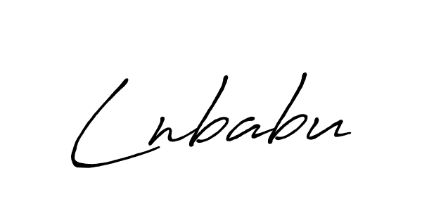 The best way (Antro_Vectra_Bolder) to make a short signature is to pick only two or three words in your name. The name Lnbabu include a total of six letters. For converting this name. Lnbabu signature style 7 images and pictures png