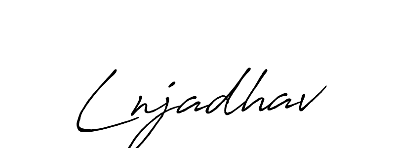 This is the best signature style for the Lnjadhav name. Also you like these signature font (Antro_Vectra_Bolder). Mix name signature. Lnjadhav signature style 7 images and pictures png