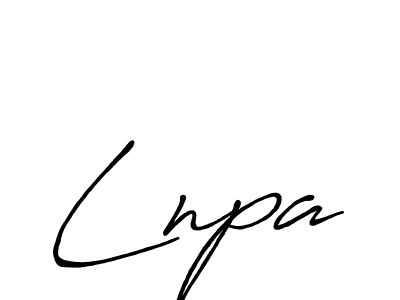 Also we have Lnpa name is the best signature style. Create professional handwritten signature collection using Antro_Vectra_Bolder autograph style. Lnpa signature style 7 images and pictures png