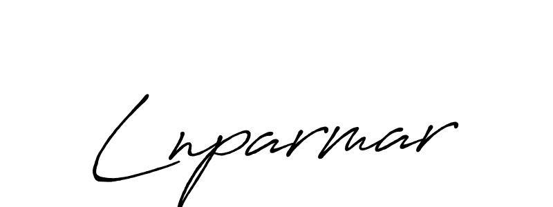 Lnparmar stylish signature style. Best Handwritten Sign (Antro_Vectra_Bolder) for my name. Handwritten Signature Collection Ideas for my name Lnparmar. Lnparmar signature style 7 images and pictures png