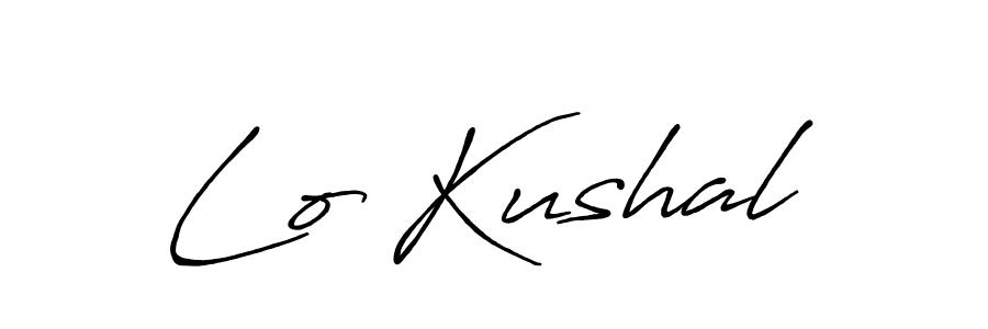 Here are the top 10 professional signature styles for the name Lo Kushal. These are the best autograph styles you can use for your name. Lo Kushal signature style 7 images and pictures png