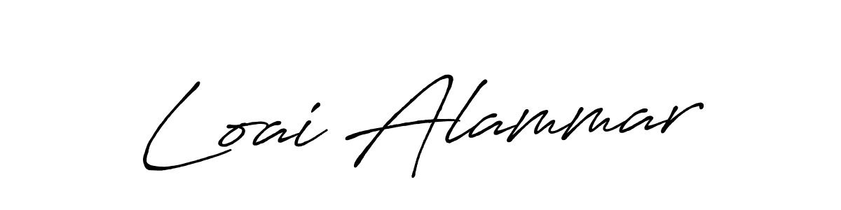 Once you've used our free online signature maker to create your best signature Antro_Vectra_Bolder style, it's time to enjoy all of the benefits that Loai Alammar name signing documents. Loai Alammar signature style 7 images and pictures png