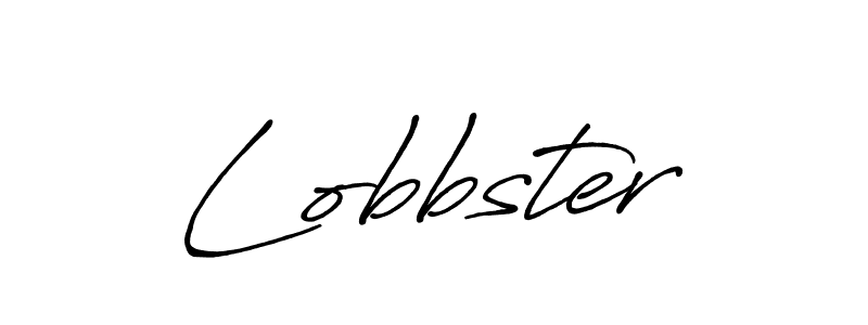 Use a signature maker to create a handwritten signature online. With this signature software, you can design (Antro_Vectra_Bolder) your own signature for name Lobbster. Lobbster signature style 7 images and pictures png