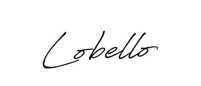 How to make Lobello signature? Antro_Vectra_Bolder is a professional autograph style. Create handwritten signature for Lobello name. Lobello signature style 7 images and pictures png