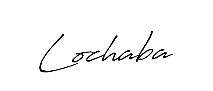 Design your own signature with our free online signature maker. With this signature software, you can create a handwritten (Antro_Vectra_Bolder) signature for name Lochaba. Lochaba signature style 7 images and pictures png