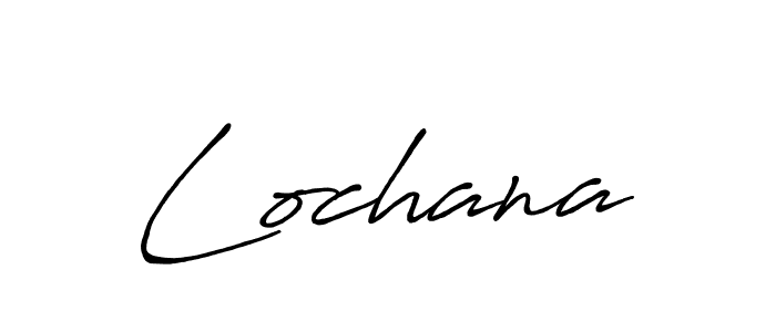 Use a signature maker to create a handwritten signature online. With this signature software, you can design (Antro_Vectra_Bolder) your own signature for name Lochana. Lochana signature style 7 images and pictures png