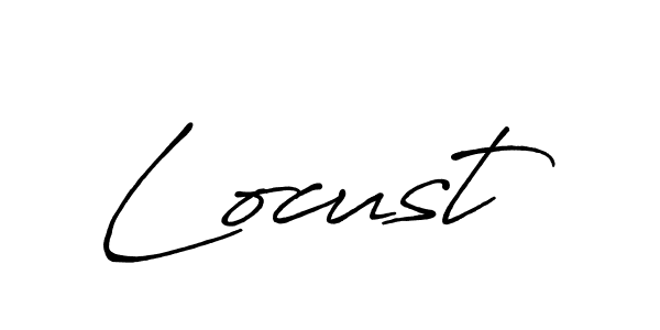 How to make Locust signature? Antro_Vectra_Bolder is a professional autograph style. Create handwritten signature for Locust name. Locust signature style 7 images and pictures png