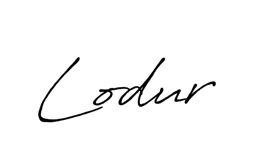 Make a beautiful signature design for name Lodur. With this signature (Antro_Vectra_Bolder) style, you can create a handwritten signature for free. Lodur signature style 7 images and pictures png