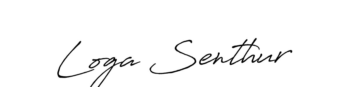 It looks lik you need a new signature style for name Loga Senthur. Design unique handwritten (Antro_Vectra_Bolder) signature with our free signature maker in just a few clicks. Loga Senthur signature style 7 images and pictures png