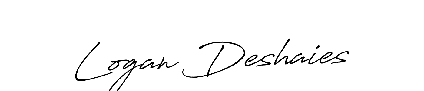 Also we have Logan Deshaies name is the best signature style. Create professional handwritten signature collection using Antro_Vectra_Bolder autograph style. Logan Deshaies signature style 7 images and pictures png