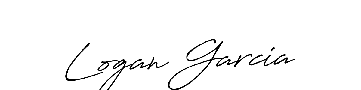 Design your own signature with our free online signature maker. With this signature software, you can create a handwritten (Antro_Vectra_Bolder) signature for name Logan Garcia. Logan Garcia signature style 7 images and pictures png