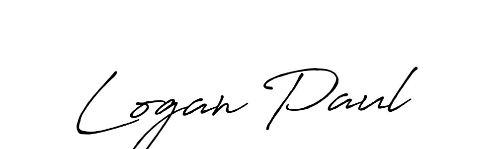 Also we have Logan Paul name is the best signature style. Create professional handwritten signature collection using Antro_Vectra_Bolder autograph style. Logan Paul signature style 7 images and pictures png