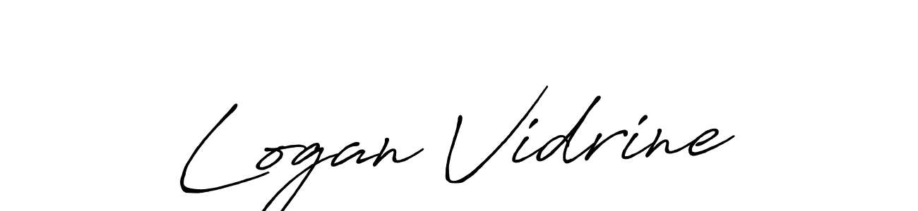 Use a signature maker to create a handwritten signature online. With this signature software, you can design (Antro_Vectra_Bolder) your own signature for name Logan Vidrine. Logan Vidrine signature style 7 images and pictures png