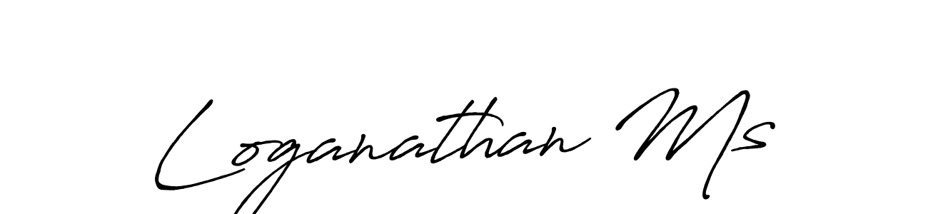 Antro_Vectra_Bolder is a professional signature style that is perfect for those who want to add a touch of class to their signature. It is also a great choice for those who want to make their signature more unique. Get Loganathan Ms name to fancy signature for free. Loganathan Ms signature style 7 images and pictures png