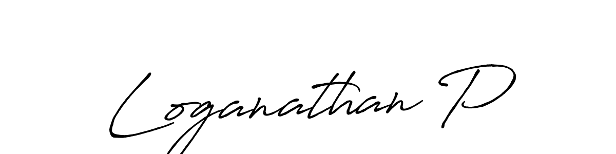 Make a beautiful signature design for name Loganathan P. Use this online signature maker to create a handwritten signature for free. Loganathan P signature style 7 images and pictures png