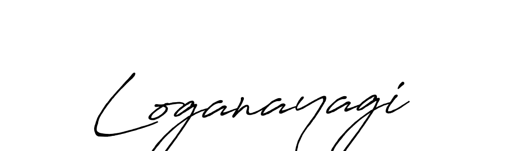 How to make Loganayagi signature? Antro_Vectra_Bolder is a professional autograph style. Create handwritten signature for Loganayagi name. Loganayagi signature style 7 images and pictures png