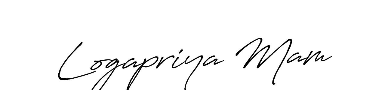 You can use this online signature creator to create a handwritten signature for the name Logapriya Mam. This is the best online autograph maker. Logapriya Mam signature style 7 images and pictures png