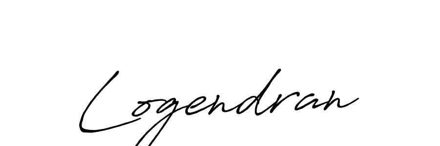 Design your own signature with our free online signature maker. With this signature software, you can create a handwritten (Antro_Vectra_Bolder) signature for name Logendran. Logendran signature style 7 images and pictures png